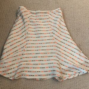 Size 0 skirt flowy